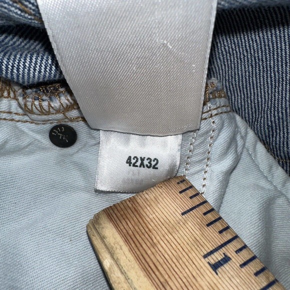 Pendleton Jeans Mens 42X32 Blue Straight High Rise Denim Classic - Picture 12 of 13